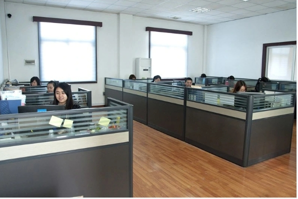 Changrong office team working at desks